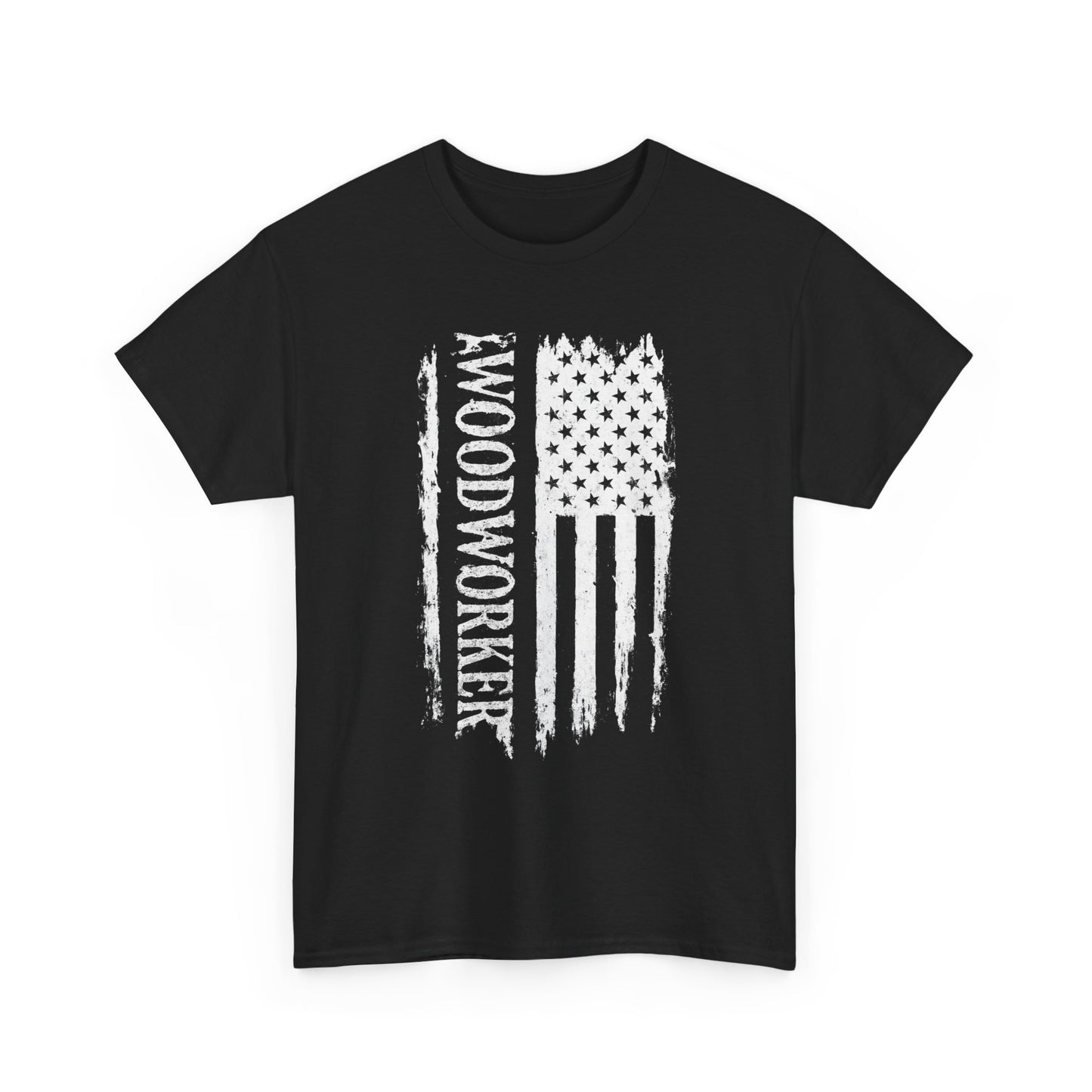Woodworking Shirt American Flag T-Shirt