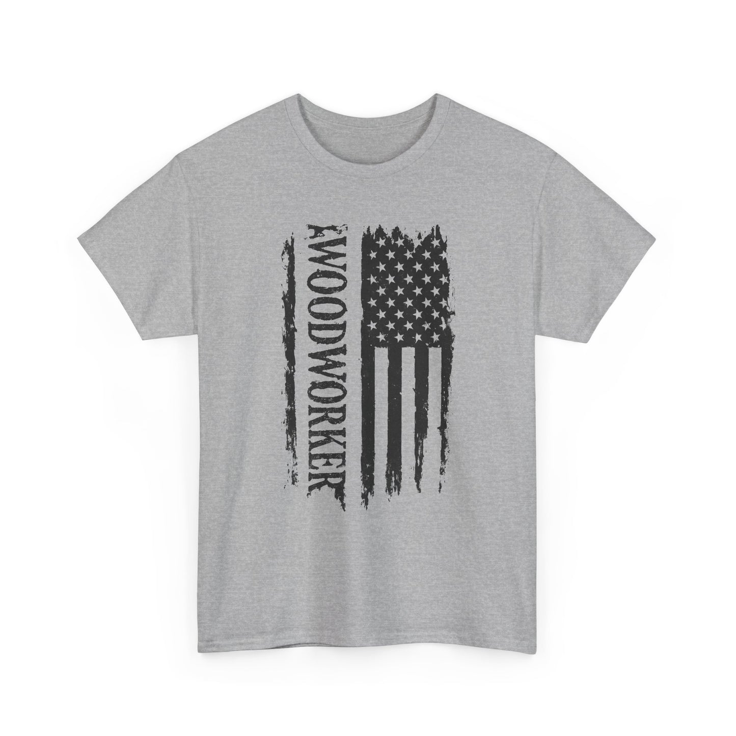 Woodworking Shirt American Flag T-Shirt