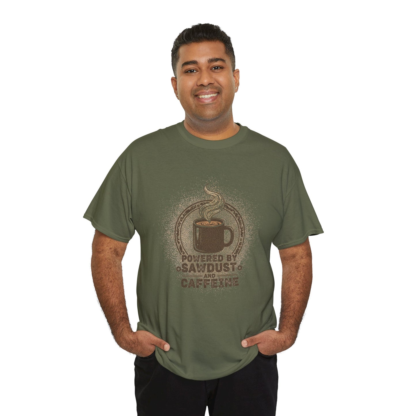 Powered By Sawdust And Caffeine T-Shirt