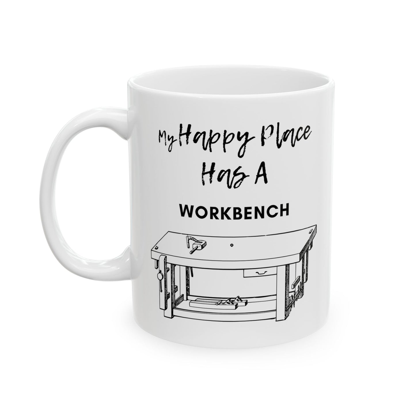 My Happy Place Has A Workbench Coffee Mug